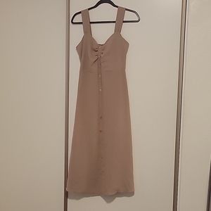 Tan Medium Gilli Midi Dress